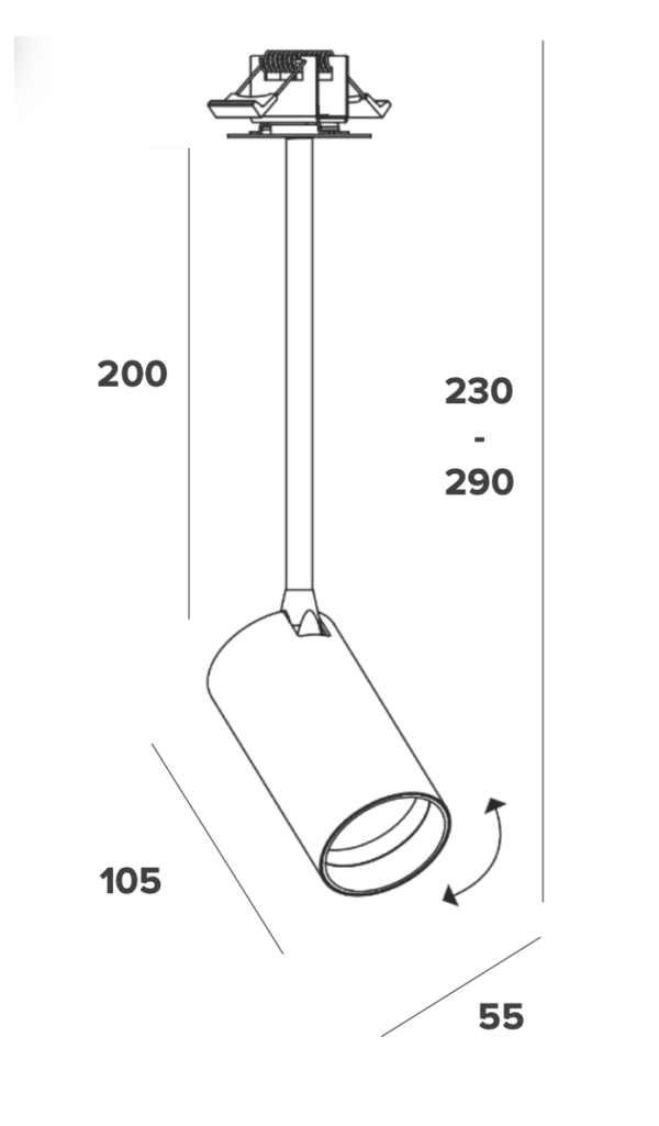 Apollo Recessed Long M